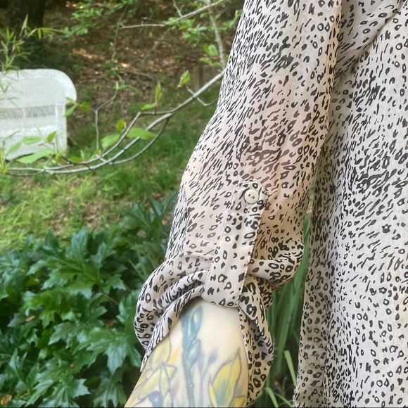 Pins and Needles Sheer Blouse - Picture 3 of 4